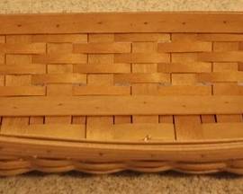 196 - Longaberger basket, 8 x 16
