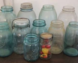 213 - Group ball jars
