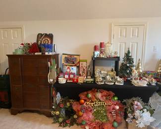 An entire room full of vintage Christmas
