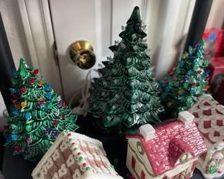 Vintage Ceramic Christmas trees