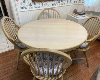Dinette table with four chairs