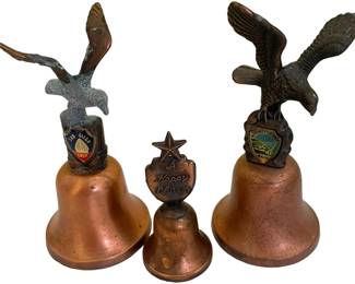 Three Mini Brass Bells