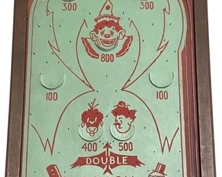Vintage Double Poosh Pin Ball Game