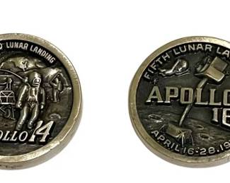 Space Apollo Coin Medallions