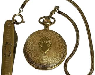 Dufonte Lucien Piccard Pocket Watch with Knife