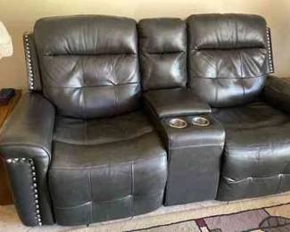 Grey Recling Sofa 
