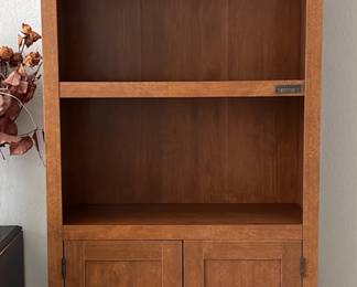 Bookshelf w cabinet 30" x 12", 71" tall – $75