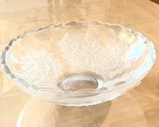 Glass bowl – $20