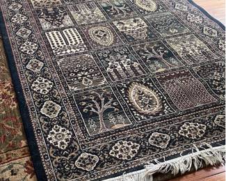 Blue Area Rug 87" x 59" – $60