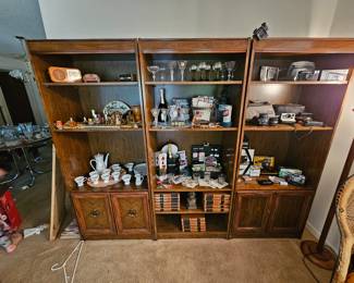 Trio of vintage shelves $100