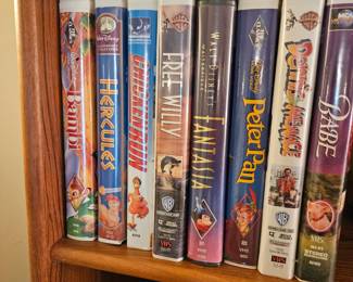 Disney and warner brothers  vhs tapes $3.00 each
