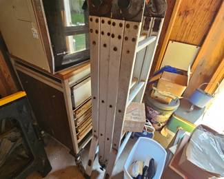 Folding ladder$75