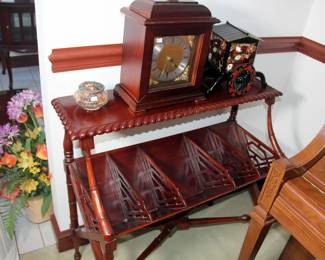Mahogany Book Trough