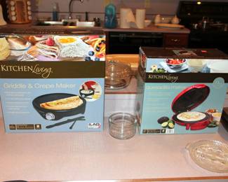 Quesadilla Maker NIB, Crepe Maker NIB