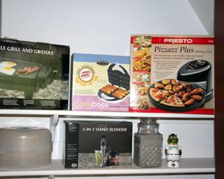 Griddle NIB, Rotating Oven NIB