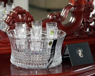 Rare Waterford Lismore Vodka Chiller Set