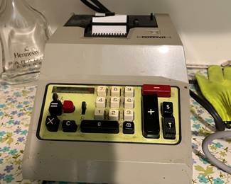 Vintage adding machine 