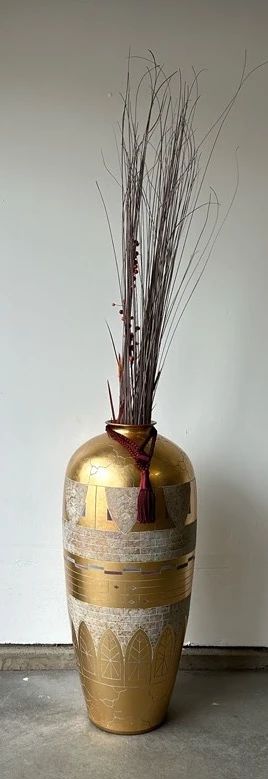 Egyptianesque Gold Vase