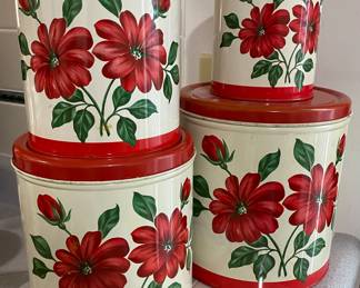 Gorgeous metal canister set