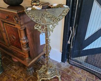 Art Deco Ornate Fishbowl Holder