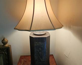 Tole Lamp-1 of pair
