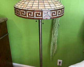 Tiffany Floor Lamp - great stained glass lamp - $100