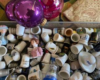 Very Large Thimble Collection from around the world