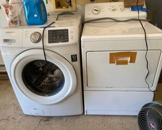 Electric Dryer by Kenmore and Washer by Samsung