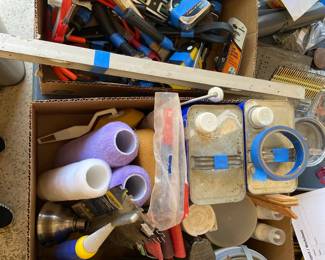 Tools, paint supplies and more