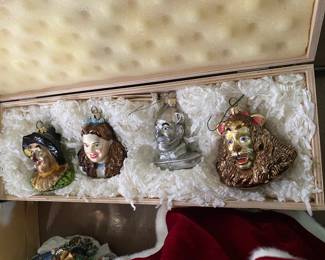 Wizard of Oz Christmas Ornaments made in 2001