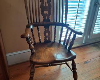 Vintage Hoop Back Windsor Armchair made in England