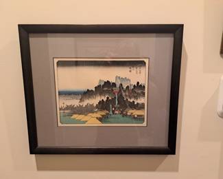 Vintage Wood Block Print