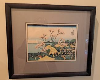 Vintage Wood Block Print