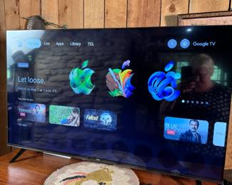 TCL 43" smart TV with box and remote