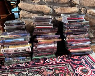 Box lot #1 with family-friendly DVDs and CDs