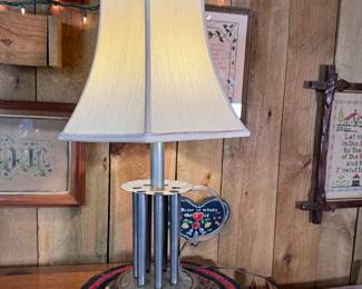 Candle mold table lamp 26"H x 16"W