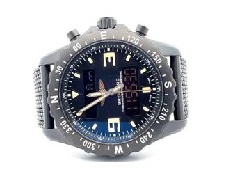Breitling M78366 Chronospace Military Special Edition w/ Black Steel Band 46mm