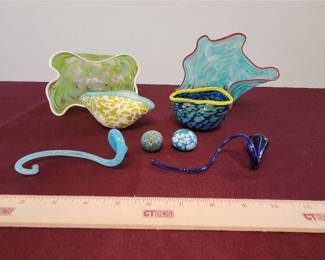 Small piece are glass collection