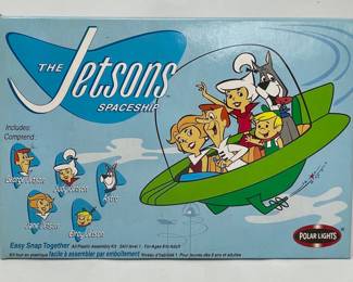 The Jetsons Spaceship and figures Judy George Elroy Astro and Jane Jetson
