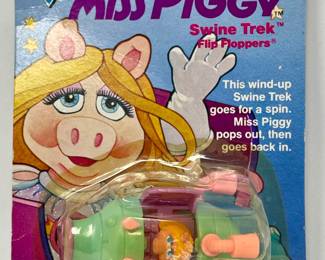Muppets' Miss Piggy 'Swine Trek' Flip Flopper - Tomy - 1983 - NIB