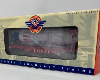 Lionel Trains Postwar Series Flat Car w/Mercury Rocket 	Lionel No. 6407...