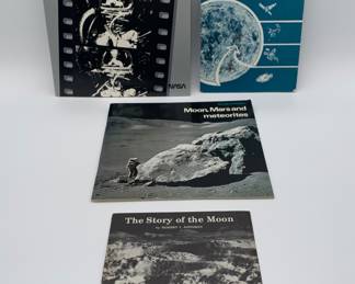 4 Moon & Spaceflight Booklets - US & UK - Vintage!