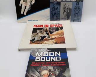 Manned Space Flight Quartet - 4 Books on Astronauts
