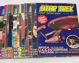 22 Star Trek Giant Poster Books + Duplicate Issues
