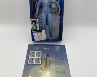 Sally Ride Tribute - USPS Stamps & Barbie Figure