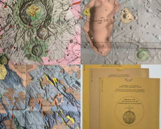 Moon Map Trio - Kepler, Pitatus, & Sabine DM Regions - 1960s