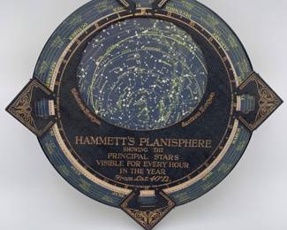 Hammett's Planisphere - Star Chart - Early 1900s