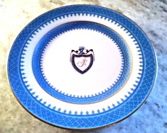 Vintage Thomas Jefferson White House Dessert Plate Replica Woodmere China 7 5/8" $5
