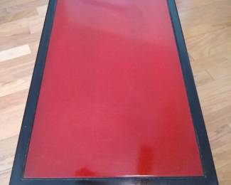 Red and Black Lacquer Coffee Table! 