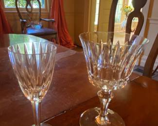 Baccarat stemware